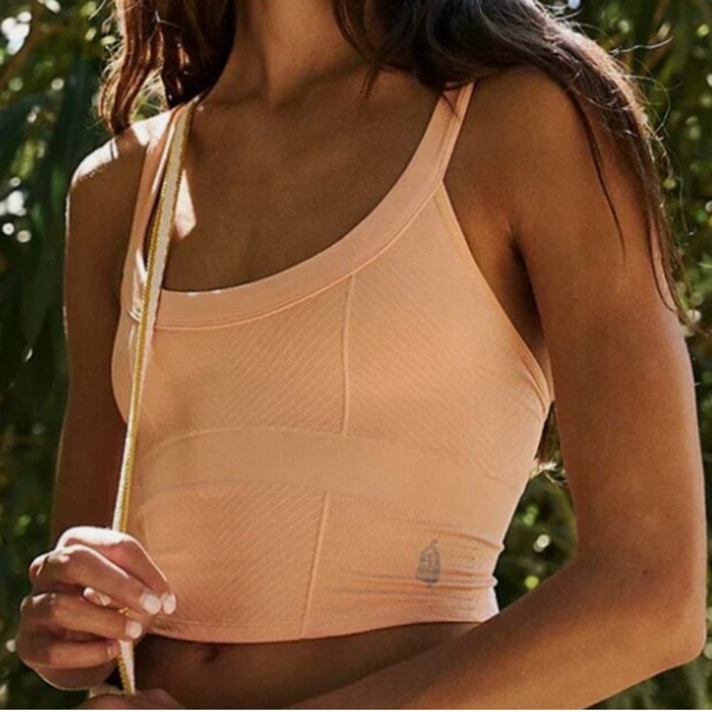 FREE PEOPLE MOVEMENT Stellar Scoop Neck Tank Winter Melon XS/SM NWOT